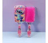 TEMU Peine de Estilo Portátil con Cojín de Aire de Dibujo Animado de Stitch de Disney, Peine de y Flores - 1 Pieza