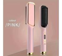 TEMU Peine Estilizador Multifuncional de Regulación Europea para Cabello Liso y Peine Rectificador Eléctrico Mini - Un Regalo para Mujeres