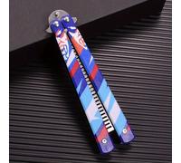 TEMU Peine plegable de metal portátil con diseño de , diseño moderno