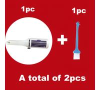 TEMU Peine removedor de pelusa y con cepillo de limpieza sin estática para ropa, cepillo para quitar polvo y pelo para prendas, ropa de cama y herramienta de limpieza de pelo de mascotas