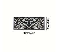 TEMU Peldaños de Escalera Antideslizantes de Elegantes - Autoadhesivos, Diseño Recortado, 29x9.4" con de Rollo para la Seguridad del Hogar y Jardín