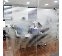 TEMU Película Adhesiva Para Ventanas De Vidrio Con Rayas, Electrostática, Anti-miradas, Engrosada Para Decoración Del Hogar En La Sala De Estar