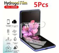 TEMU Película de hidrogel 5 unidades para for Samsung Z Flip 3 Flip4 5G, película de protección para for Samsung Flip Flip5, película de seguridad