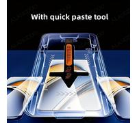 TEMU Película de pantalla con eliminación automática de polvo para Realme 11 Pro+ extraíble, película de vidrio curva Realme 11 Pro Plus compatible con desbloqueo por digital