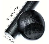 TEMU Película Decorativa de Color para Interior de Coche con de Cuero de de - PVC Negro para Consola y Tablero para un Estilo Mejorado