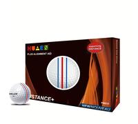 TEMU Pelotas de Golf HUAEN de Rendimiento para Larga Distancia (12PK) los Niveles White Out 70 Compresión Velocidad White Hot Core Pelotas de Golf de Larga Distancia