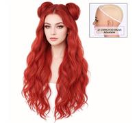 TEMU Peluca de 26 pulgadas de Descendants 4, el ascenso de , disfraz de mujer adecuado para Halloween y fiestas