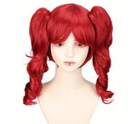 TEMU Peluca de Aterrador Resistente al para Cosplay de Anime Coreano - Peluca de Fibra Sintética Ideal para Halloween, , Fiestas de Máscaras - Cabello de Disfraz para Juegos
