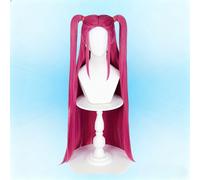TEMU Peluca Larga de Trenzada para Mujer, Pre-Estilizada para Cosplay de Anime, Cabello Sintético para Fiestas de Halloween, Disfraces de K-Pop, Natural, Fácil , Adultos