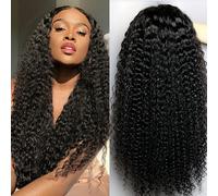 TEMU Pelucas de Encaje Frontal 4x4x1 - Peluca de Cabello y con Densidad del 150%, Cabello Brasileño, Cabello Virgen No Procesado, , Estilo Elegante para Mujeres, para Individuos Negros