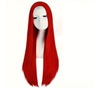 TEMU Pelucas largas rectas multifuncionales - resistentes al , fáciles de peinar, ideales para roleplay, fiestas de Halloween y Navidad, estilo europeo y americano, Sally, uso diario y viajes