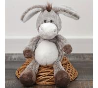 TEMU Peluche de burro lindo, color , juguete de tela, regalo de para familiares, , novias, decoración navideña, accesorio de viaje.