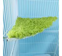 TEMU Percha y Cama Colgante para Aves - Jaula Resistente - Compatible con Loros, , Periquitos, Hámsters, de - Bordes Redondeados Seguros - Fácil de Limpiar - Decoración para Pequeñas Mascotas