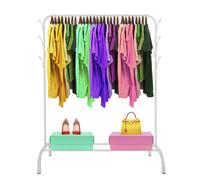 TEMU Perchero Burro Premium Rack Home - Estructura resistente y estable - Organizador de ropa con barra para colgar - Diseño moderno y - 148x110x41cm