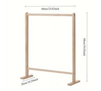 TEMU Perchero de Madera para Dormitorio - Perchero de Pie de Madera con Ganchos, Estante Multiusos para Ropa, Abrigos, Sombreros, Bolsos, Ahorra para Apartamentos Pequeños, Dormitorios, Entradas