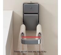 TEMU Perchero Plegable con , Ideal para Colgar Toallas de en el Lavabo, Diseño Sin Taladro para Almacenar Toallas, Joyas, Cintas para el Cabello y Más en el Baño