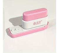 TEMU Perforadora de 5 Agujeros de Resistencia para Carpetas - Mango Verde, Cuerpo - Organizador de Escritorio para Crear Cuadernos y Archivar, Herramienta de Perforación para Papel de Manualidades