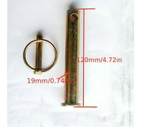 TEMU Perno de acero para la suspensión del tractor, piezas de maquinaria agrícola, perno del brazo del rotatorio