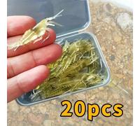 TEMU Pesca en 20pcs/30paquetes 38pk 40piezas de Señuelos Camarones, Anzol y Aros para Trucha Salmón Perche - Set a