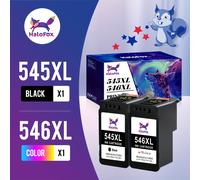 TEMU PG-545XL CL-546XL Reemplazo para Cartuchos de Impresora Canon 545 546 Multipack para Canon MX495 TR4550 TS3350 TS3150 TR4551 Mg2550S Mg2555S TS3151 MG3055 00 MG2950 TS205 (1 Negro 1 Color)