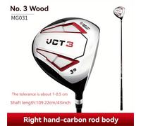 TEMU PGM Palos de para Hombres N.º 3 de Madera y N.º 5 de Madera - Eje y Cabeza de Resistencia con Ampliado para Jugadores Derechos Principiantes/Avanzados - para