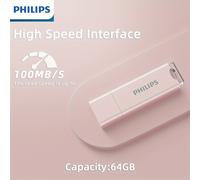TEMU PHILIPS USB Flash Drive 8GB/16GB/32GB/64GB, Memoria USB 2.0 Portátil de Bolígrafo, de Almacenamiento para