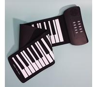 TEMU Piano de 49 Teclas Enrollado a , Instrumento para Principiantes, Piano Eléctrico para Uso en el Hogar, Piano USB con Teclas de Silicona, Piano Electrónico Portátil para Principiantes