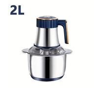 TEMU Picadora de Carne Eléctrica, Procesador de Alimentos 2L/3L/5L Acero Inoxidable | 500w, 15000 RPM, Cuerpo de Acero Inoxidable 304, Enchufe Europeo, Ideal para Carne, Verduras, Frutas,