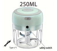 TEMU Picadora Eléctrica de Alimentos, Procesador de Alimentos Recargable para Ajo, , Cebolla, Hierbas, Verduras, Jengibre, Licuadora de Frutas