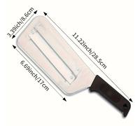 TEMU Picadora manual de repollo | Cuchillas afiladas de acero inoxidable y mango negro- - Ideal para preparar sauerkraut y ensaladas de repollo