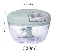 TEMU Picadora Manual Eficiente - Procesador Multifuncional de Cocina, Cortador para Verduras, Carne, Frutas, , Ajo, Cebolla, Chile y Ensaladas - Herramienta de Cocina de Tirón Manual