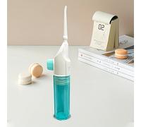 TEMU Pico de higiene dental portátil: Irrigador oral manual para un cuidado dental sin , ideal para el hogar y los viajes, no requiere electricidad.