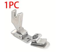 TEMU Piede de prensatelas ajustable sin planchar para máquina de coser , pie de dobladillo de simple con guía de , accesorio industrial para máquina de coser para cuello y costura