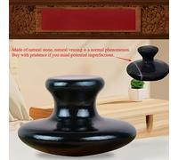 TEMU Piedra de Masaje Caliente - Lava Negra para Uso en Spa Profesional y Hogar, Aplicación Manual con sin Baterías/Sin /, Piedras Portátiles