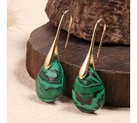TEMU Piedra Natural - Aretes Colgantes de de 12 mm, Aretes de Retro y Elegantes, Llenos de, Granmente Mejorando el Encanto Personal, y Muy Satisfactorios como Regalo