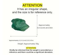 TEMU Piedras Minerales Verdes Naturales | Mejora la Comunicación, Contra Espíritus Malvados, Ideal para el Hogar y el de Trabajo - y Otros Cristales