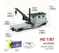 TEMU Piezas de de a HO 1:87: Furgón, Grúa, Carro de , Carro , No es un Juguete
