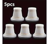 TEMU Piezas de filtro lavables para aspiradoras inalámbricas de coche, disponibles en juegos de 5, 10 o 15, filtros de aspiradora portátiles reutilizables, adicionales para aspiradoras