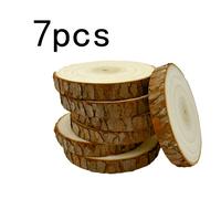 TEMU Piezas de Madera Hechas a , Rodajas Redondas de Árbol de Madera Sin Acabar y con Perforaciones Previas para Posavasos, Decoraciones de Halloween, Decoraciones Navideñas, Manualidades DIY