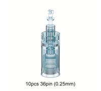 TEMU Piezas de Repuesto para Dr Pen M8, 10 unidades por Paquete, Puntas N6 Derma Pen 11/16/24/36, 0.25mm y 5X5Nano 0.15mm