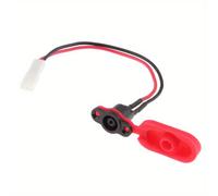 TEMU Piezas de repuesto para patinetas eléctricas M365 - Puerto de carga con cubierta impermeable, material de silicona, con cable negro, para Xiaomi M365/Pro/, accesorios para patinetas