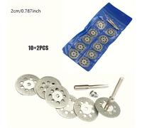 TEMU piezas Discos de corte de diamante para cuchillas de corte de metal para mármol, cerámica, piedra y vidrio - Cortador de precisión con revestimiento de diamante