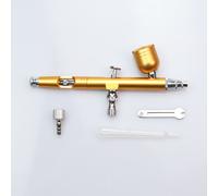 TEMU Pintura de modelos con de aire de acción de 0,3 mm, manicura, pasteles, tatuajes, DIY, requiere una bomba para accesorios de bomba de aire.