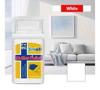 TEMU Pintura para reparación de rodillos de pared, pintura fácil de usar para reparación y renovación de paredes domésticas, a base de agua, pintura de látex blanca para interiores de