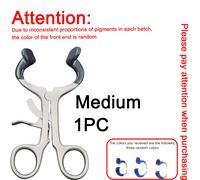 TEMU Pinza de acero inoxidable para extensión bucal, utilizada como práctica para procedimientos