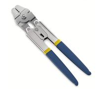 TEMU Pinza de Crimpado para Cables, Herramienta de Crimpar de Aluminio, Ideal para Anillas de Pesca/Proyectos Manuales/Jardinería/Ingeniería, Adecuada para de 0.1-2.2mm