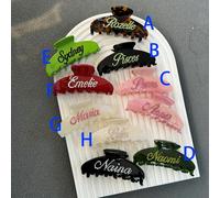 TEMU Pinza para el cabello personalizada con personalizado, ideal para decoración del cabello. Un regalo para aniversarios, , novias, damas de honor, esposas y mujeres.