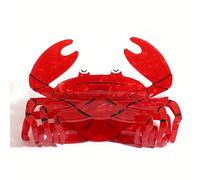 TEMU Pinzas para el Cabello de 3D Divertidas para Mujeres - Serie de Biología , Pinzas Acrílicas Antideslizantes para Uso Diario, Accesorios de Playa para el Verano, Ideales para Peinados y Decoración