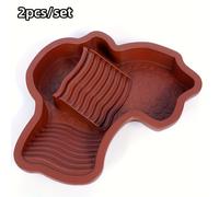 TEMU Piscina para reptiles con rampa, de agua para tortugas, de alimentación para lagartos, serpientes, dragones y más - Decoración de acuático