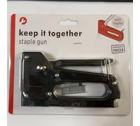 TEMU Pistola de clavos de 5/16 pulgadas de resistencia con 100 clavos para manualidades, proyectos DIY y mejoras del hogar - Manual, no necesita batería, cuerpo de plástico duradero, fácil de usar.